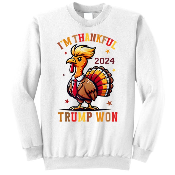 Trump Thanksgiving IM Thankful Trump Won Sweatshirt