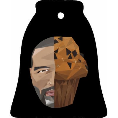 ThatS That Ish Crackin Muffins Face Hooded Ceramic Bell Ornament