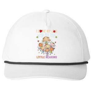 Teacher Teaching I Love My Job For All The Little Reasons Snapback Five-Panel Rope Hat