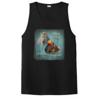 Think Twice? I Don’T Even Think Once Funny Capybara Word Art PosiCharge Competitor Tank