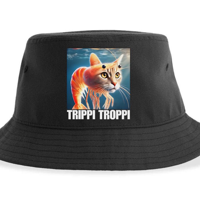 Trippi Troppi Italian Brainrot Meme Sustainable Bucket Hat