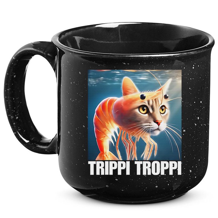 Trippi Troppi Italian Brainrot Meme 15oz Campfire Ceramic Mug