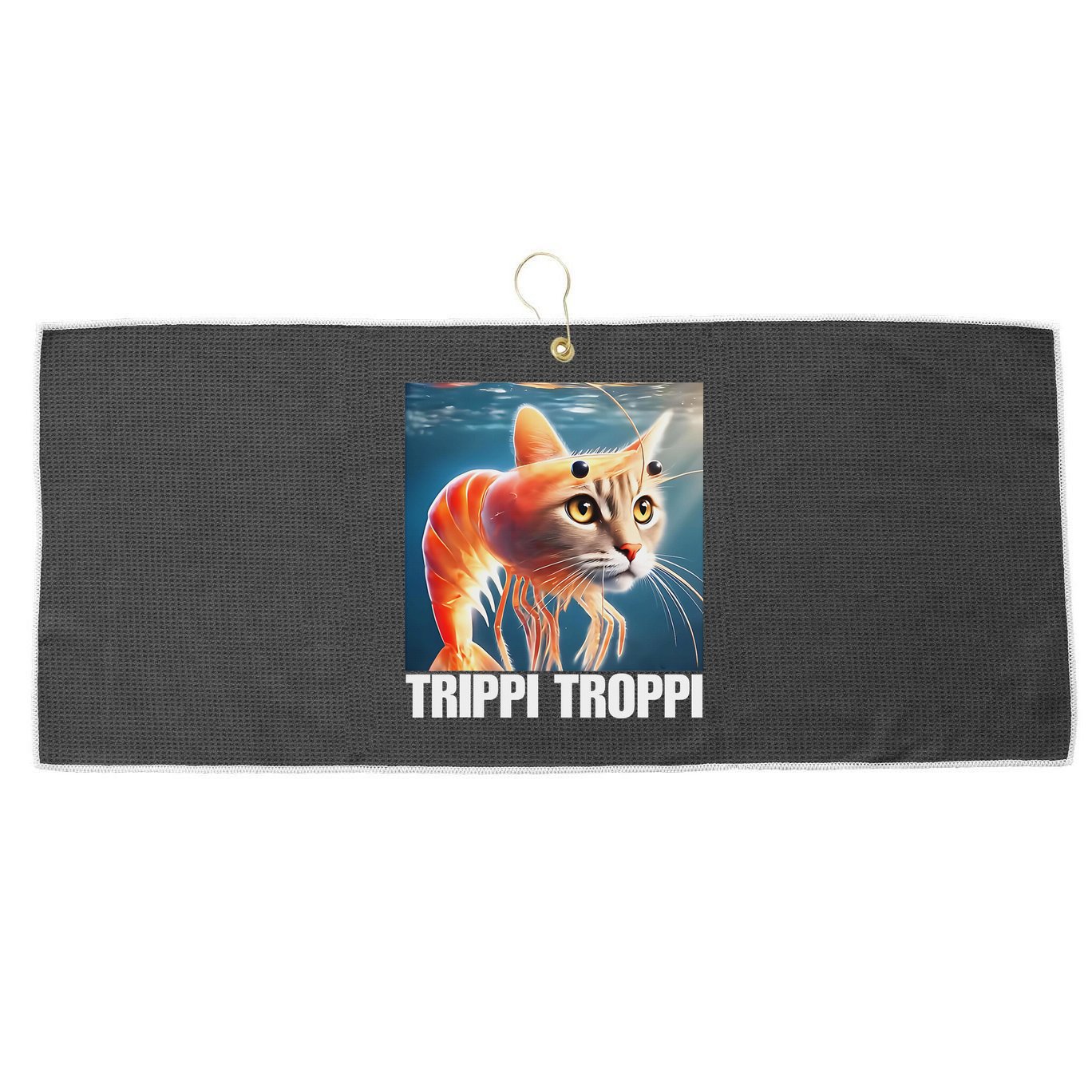 Trippi Troppi Italian Brainrot Meme Large Microfiber Waffle Golf Towel