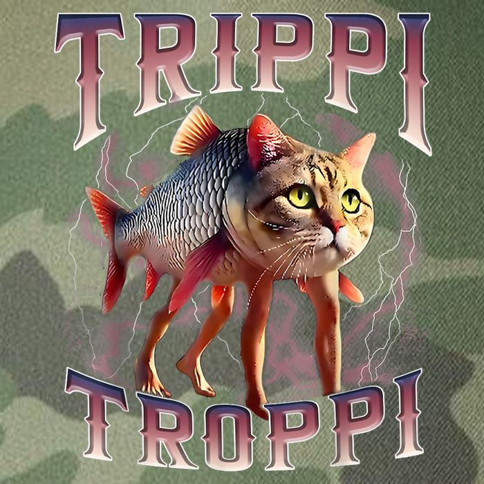  Trippi Troppi - Italian Brainrot Meme Cat Legacy Tie Dye Trucker Hat