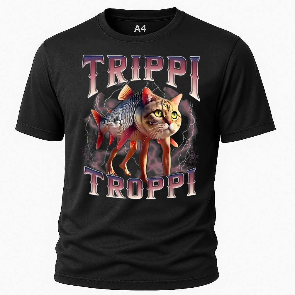  Trippi Troppi - Italian Brainrot Meme Cat Performance Shirt