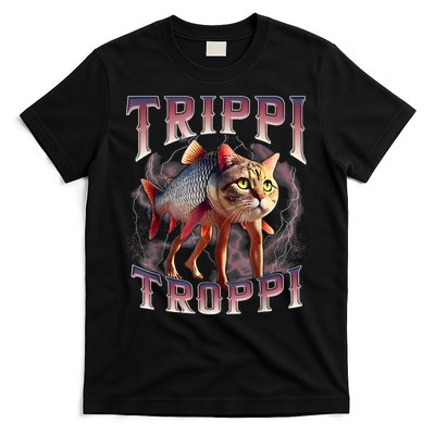  Trippi Troppi - Italian Brainrot Meme Cat T-Shirt
