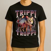  Trippi Troppi - Italian Brainrot Meme Cat T-Shirt