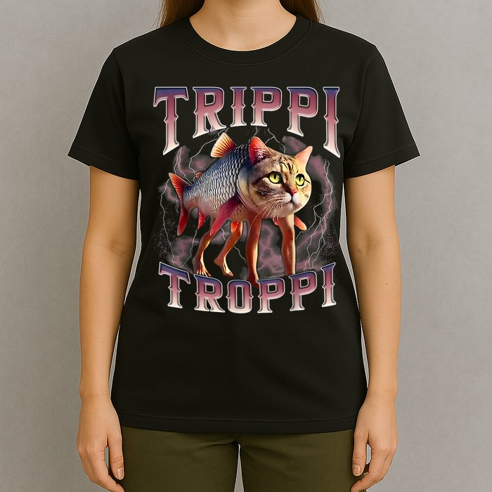  Trippi Troppi - Italian Brainrot Meme Cat T-Shirt
