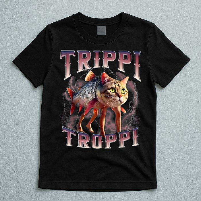  Trippi Troppi - Italian Brainrot Meme Cat T-Shirt