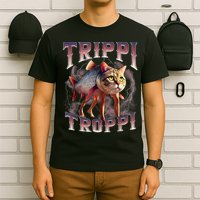  Trippi Troppi - Italian Brainrot Meme Cat T-Shirt