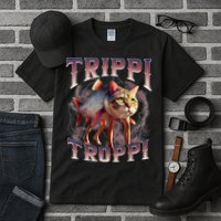  Trippi Troppi - Italian Brainrot Meme Cat Tall T-Shirt