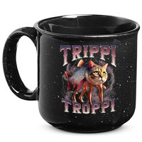  Trippi Troppi - Italian Brainrot Meme Cat 15oz Campfire Ceramic Mug