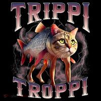  Trippi Troppi - Italian Brainrot Meme Cat Mesh Reversible Basketball Jersey Tank