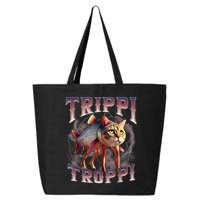  Trippi Troppi - Italian Brainrot Meme Cat 25L Jumbo Tote