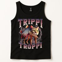  Trippi Troppi - Italian Brainrot Meme Cat Tank Top