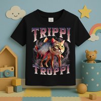  Trippi Troppi - Italian Brainrot Meme Cat Toddler T-Shirt