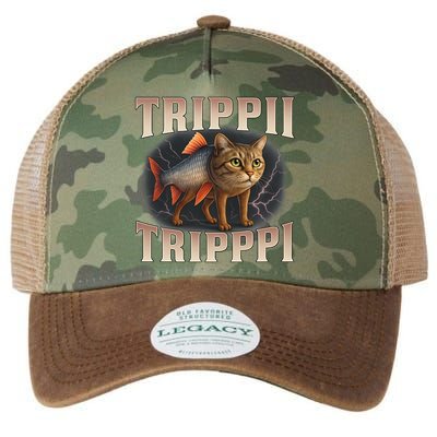  Trippi Troppi - Italian Brainrot Meme Cat Legacy Tie Dye Trucker Hat