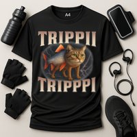  Trippi Troppi - Italian Brainrot Meme Cat Cooling Performance Crew T-Shirt