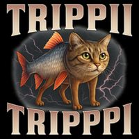  Trippi Troppi - Italian Brainrot Meme Cat 7-Panel Snapback Hat