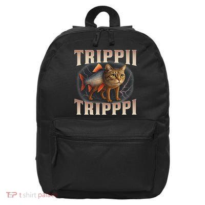 Trippi Troppi - Italian Brainrot Meme Cat 16 in Basic Backpack