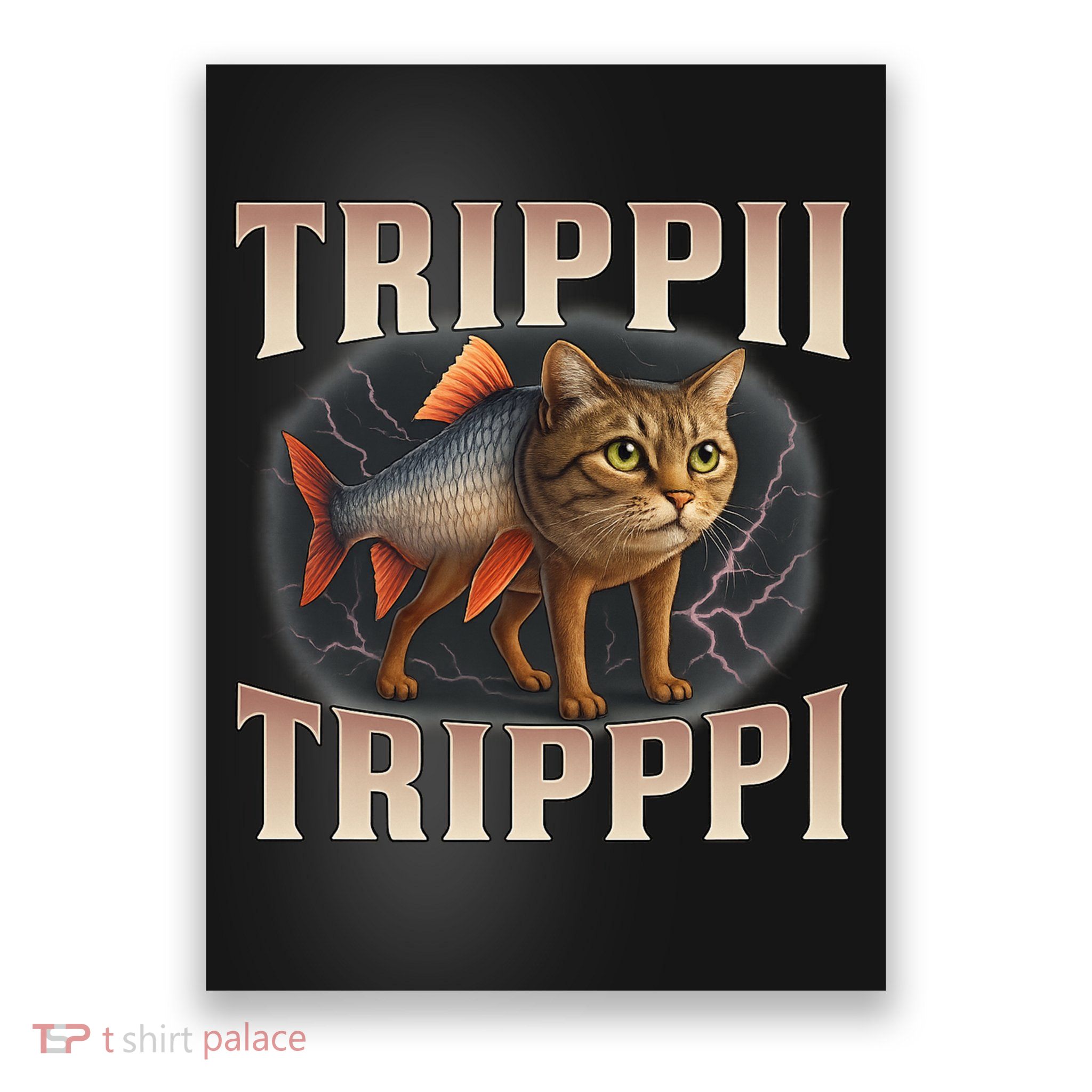  Trippi Troppi - Italian Brainrot Meme Cat Poster
