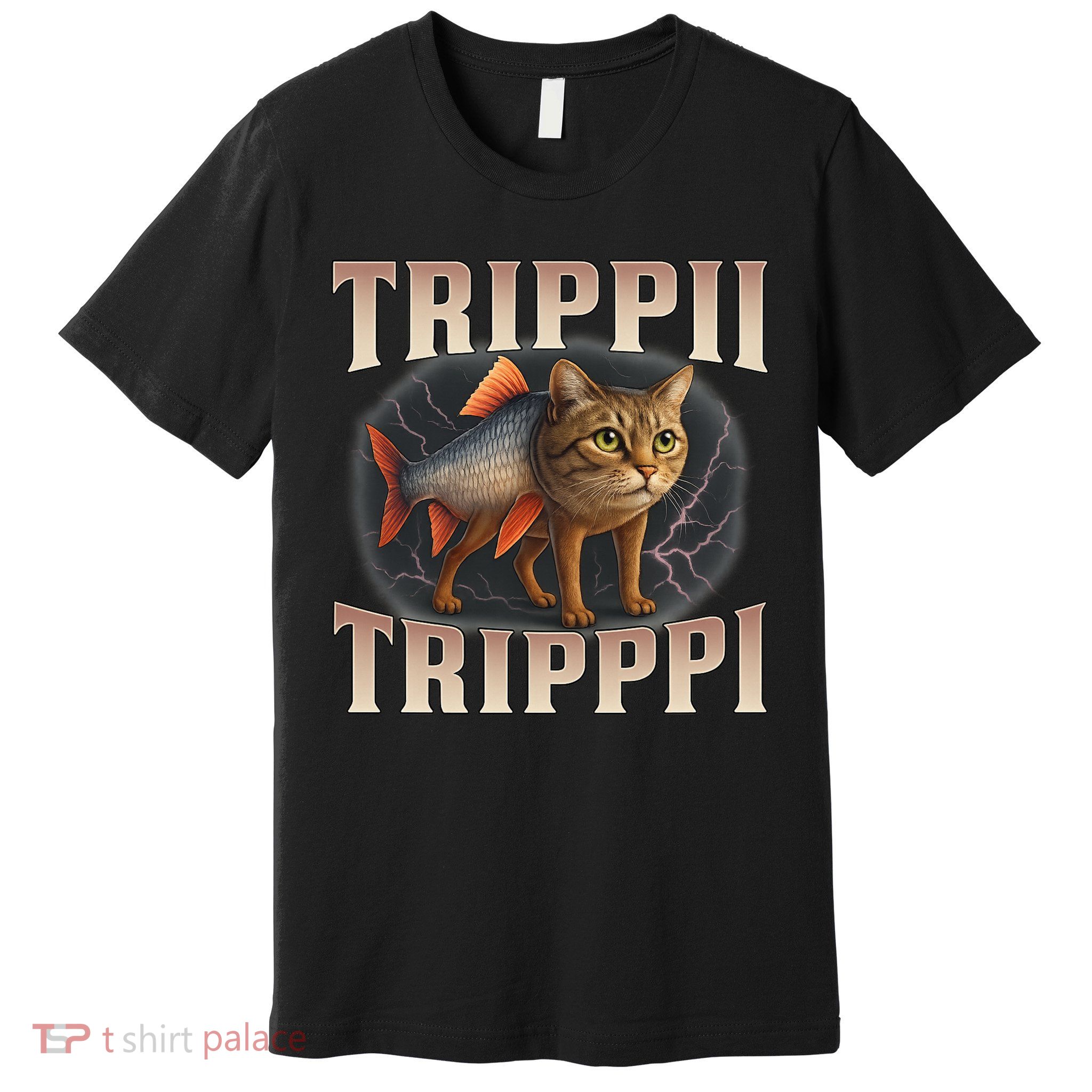  Trippi Troppi - Italian Brainrot Meme Cat Premium T-Shirt