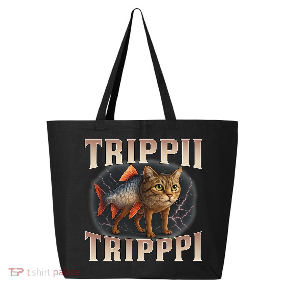  Trippi Troppi - Italian Brainrot Meme Cat 25L Jumbo Tote