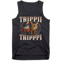  Trippi Troppi - Italian Brainrot Meme Cat Tank Top