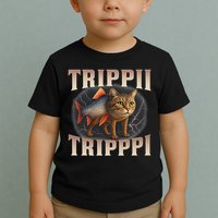  Trippi Troppi - Italian Brainrot Meme Cat Toddler T-Shirt