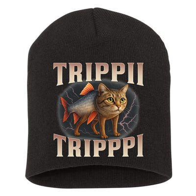  Trippi Troppi - Italian Brainrot Meme Cat Short Acrylic Beanie