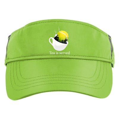 Tennis Tea Is Served Adult Drive Performance Visor