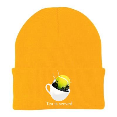 Tennis Tea Is Served Knit Cap Winter Beanie