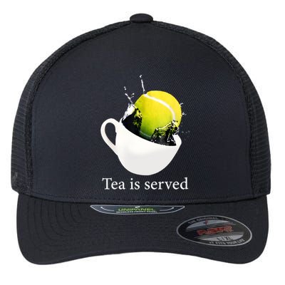 Tennis Tea Is Served Flexfit Unipanel Trucker Cap