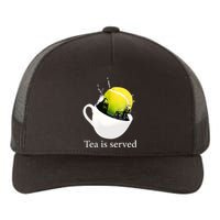 Tennis Tea Is Served Yupoong Adult 5-Panel Trucker Hat