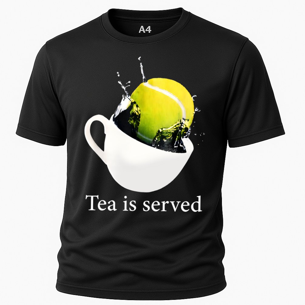 Tennis Tea Is Served Cooling Performance Crew T-Shirt
