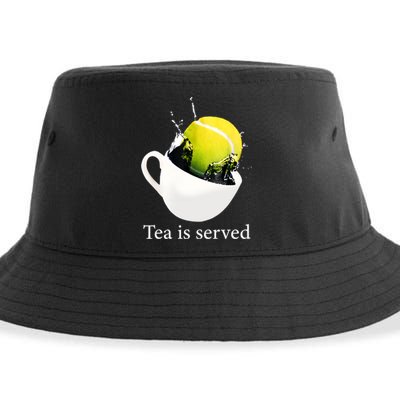 Tennis Tea Is Served Sustainable Bucket Hat