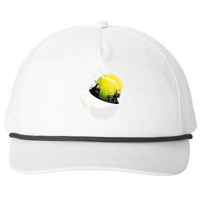 Tennis Tea Is Served Snapback Five-Panel Rope Hat