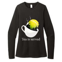 Tennis Tea Is Served Womens CVC Long Sleeve Shirt