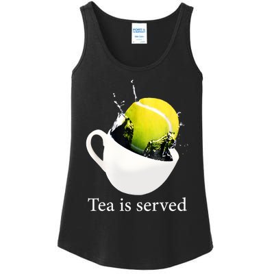 Tennis Tea Is Served Ladies Essential Tank