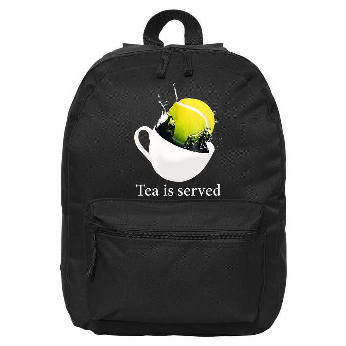 Tennis Tea Is Served 16 in Basic Backpack