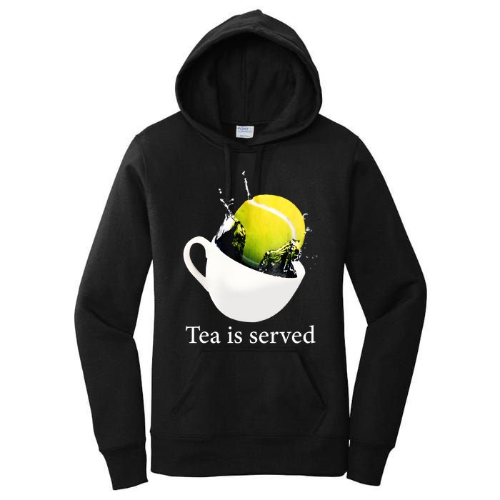 Tennis Tea Is Served Women's Pullover Hoodie