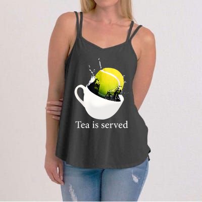 Tennis Tea Is Served Women's Strappy Tank