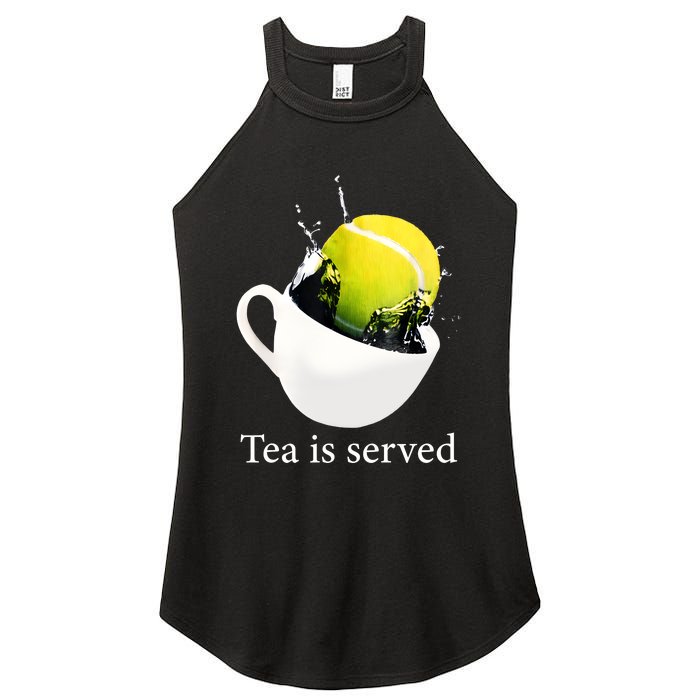 Tennis Tea Is Served Women’s Perfect Tri Rocker Tank