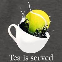 Tennis Tea Is Served Vector Backpack