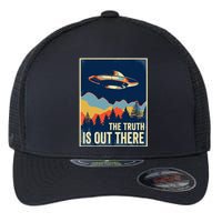 The Truth Is Out There Area 51 Alien Ufo Flexfit Unipanel Trucker Cap