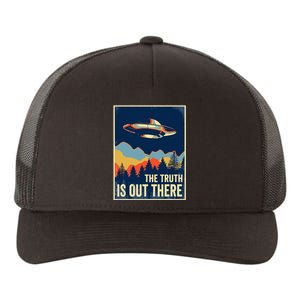 The Truth Is Out There Area 51 Alien Ufo Yupoong Adult 5-Panel Trucker Hat