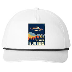 The Truth Is Out There Area 51 Alien Ufo Snapback Five-Panel Rope Hat