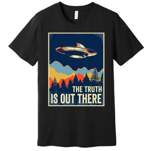 The Truth Is Out There Area 51 Alien Ufo Premium T-Shirt