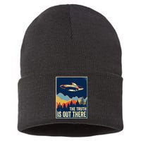 The Truth Is Out There Area 51 Alien Ufo Sustainable Knit Beanie