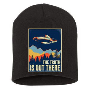 The Truth Is Out There Area 51 Alien Ufo Short Acrylic Beanie